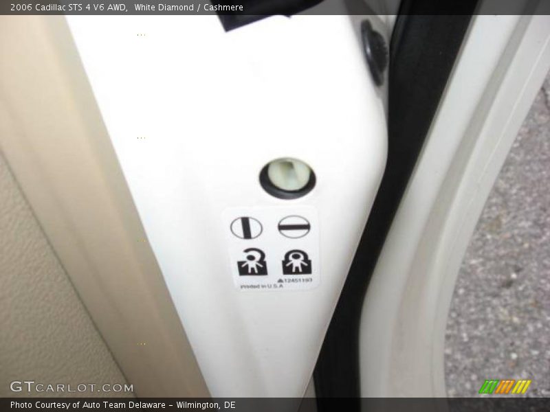 White Diamond / Cashmere 2006 Cadillac STS 4 V6 AWD