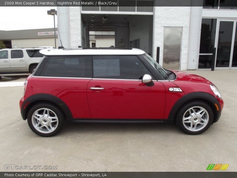 Nightfire Red Metallic / Black/Grey 2009 Mini Cooper S Hardtop