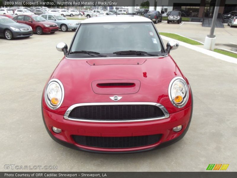 Nightfire Red Metallic / Black/Grey 2009 Mini Cooper S Hardtop