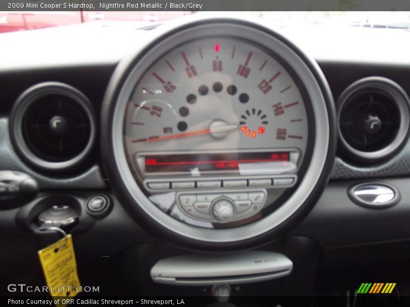 Nightfire Red Metallic / Black/Grey 2009 Mini Cooper S Hardtop