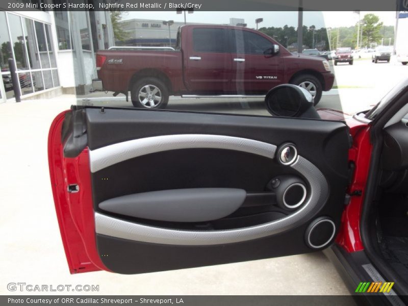 Nightfire Red Metallic / Black/Grey 2009 Mini Cooper S Hardtop