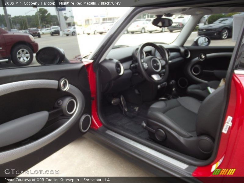 Nightfire Red Metallic / Black/Grey 2009 Mini Cooper S Hardtop