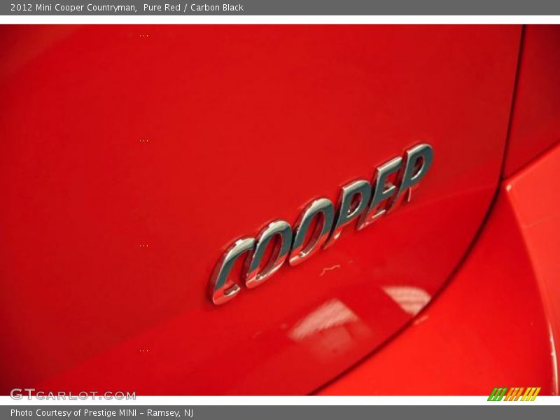 Pure Red / Carbon Black 2012 Mini Cooper Countryman