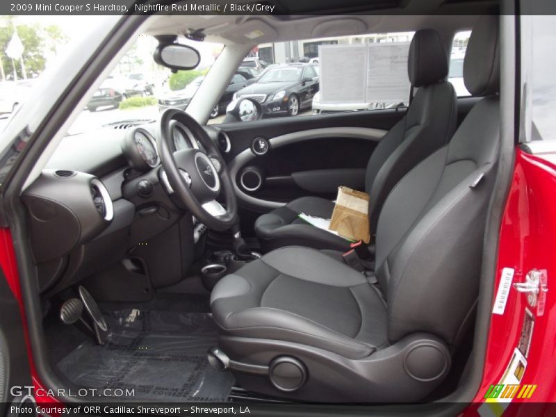 Nightfire Red Metallic / Black/Grey 2009 Mini Cooper S Hardtop