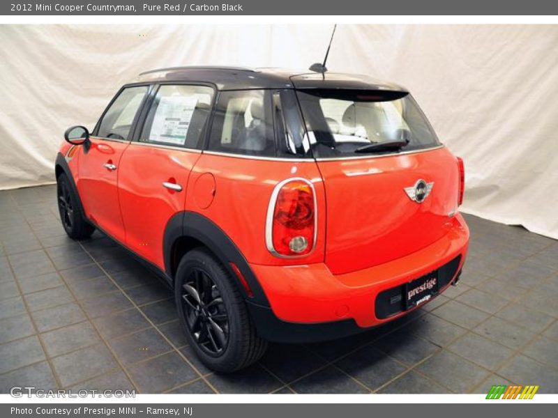 Pure Red / Carbon Black 2012 Mini Cooper Countryman