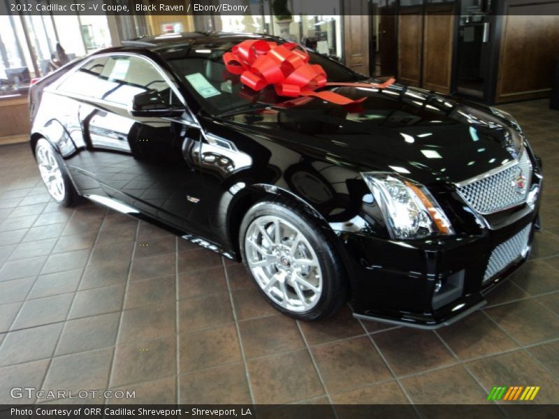 Black Raven / Ebony/Ebony 2012 Cadillac CTS -V Coupe