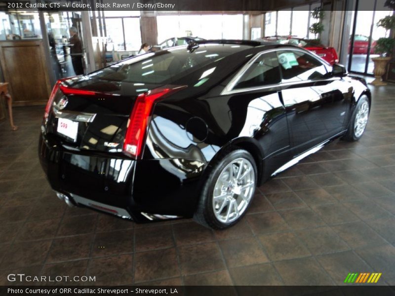 Black Raven / Ebony/Ebony 2012 Cadillac CTS -V Coupe