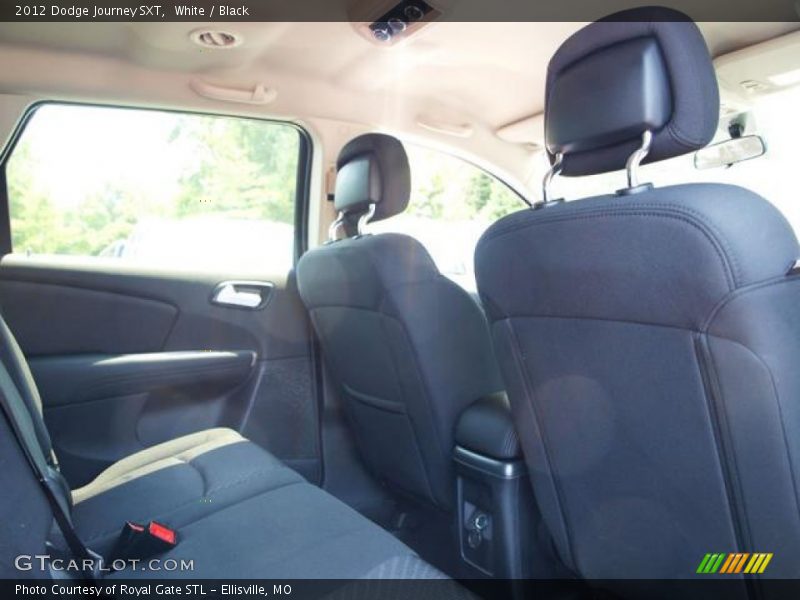 White / Black 2012 Dodge Journey SXT