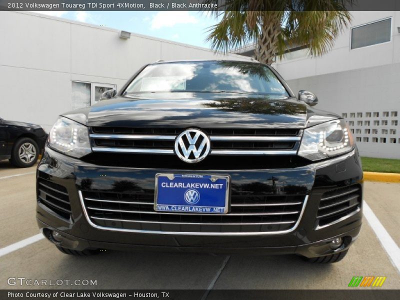 Black / Black Anthracite 2012 Volkswagen Touareg TDI Sport 4XMotion