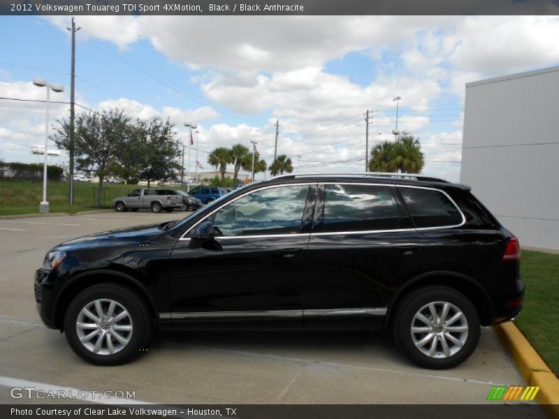 Black / Black Anthracite 2012 Volkswagen Touareg TDI Sport 4XMotion
