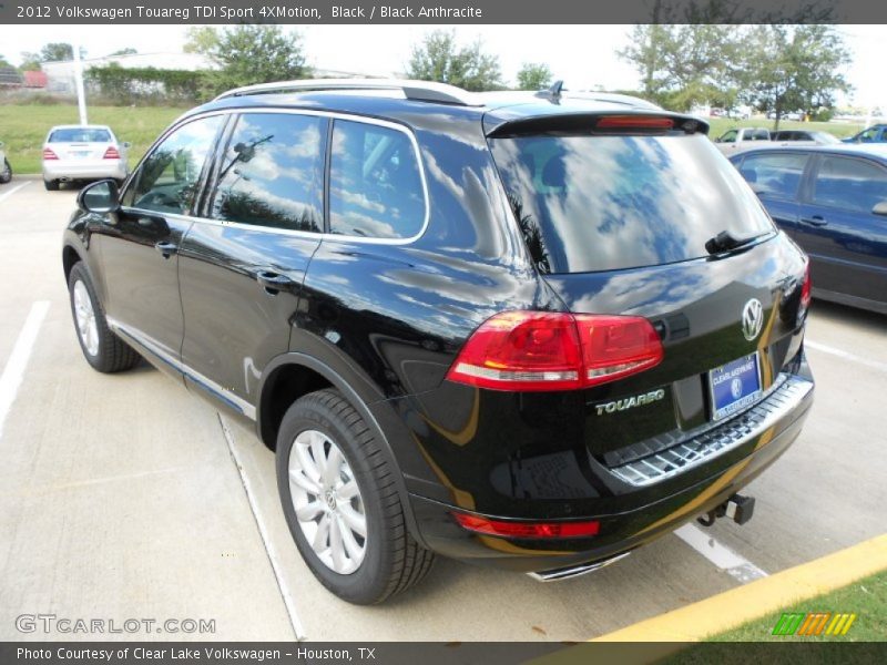 Black / Black Anthracite 2012 Volkswagen Touareg TDI Sport 4XMotion