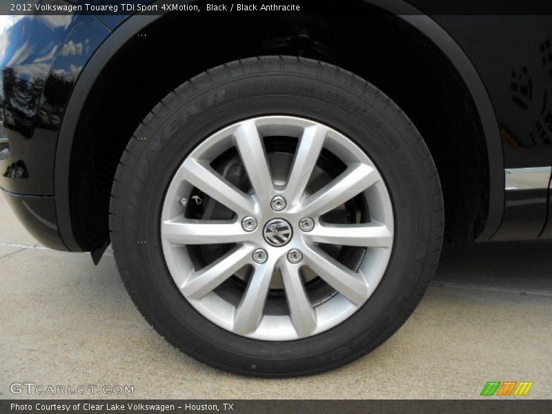 Black / Black Anthracite 2012 Volkswagen Touareg TDI Sport 4XMotion