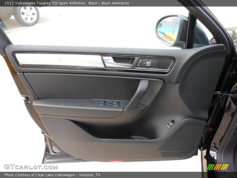 Black / Black Anthracite 2012 Volkswagen Touareg TDI Sport 4XMotion