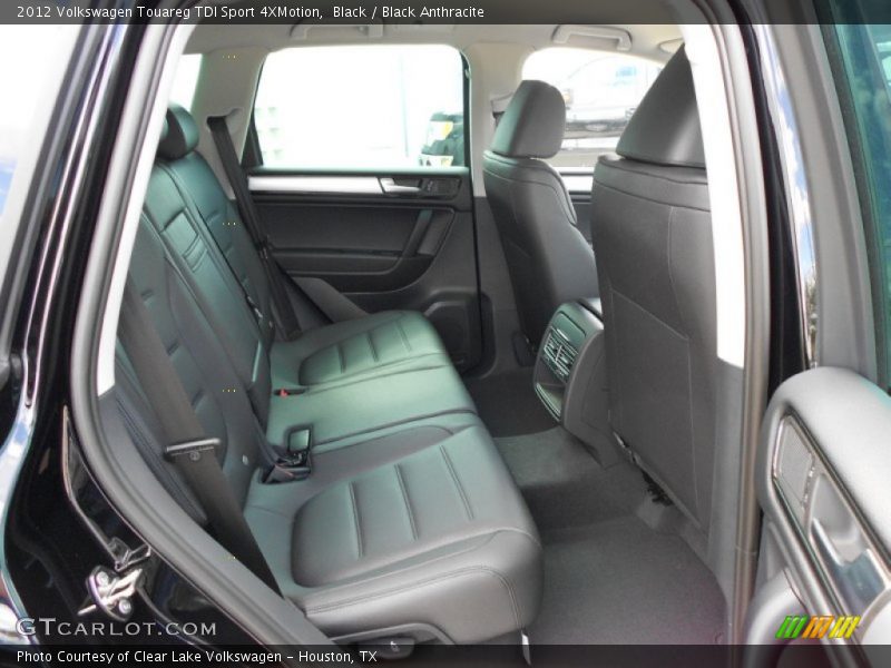 Black / Black Anthracite 2012 Volkswagen Touareg TDI Sport 4XMotion