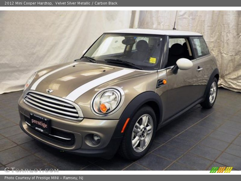 Velvet Silver Metallic / Carbon Black 2012 Mini Cooper Hardtop