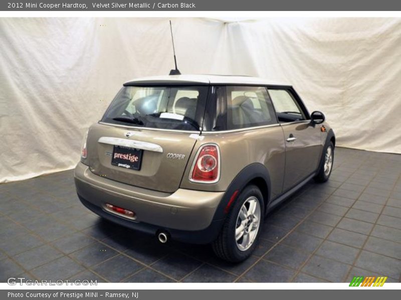 Velvet Silver Metallic / Carbon Black 2012 Mini Cooper Hardtop