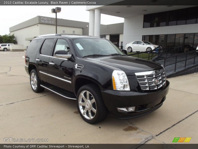 Black Raven / Cashmere/Cocoa 2013 Cadillac Escalade Luxury