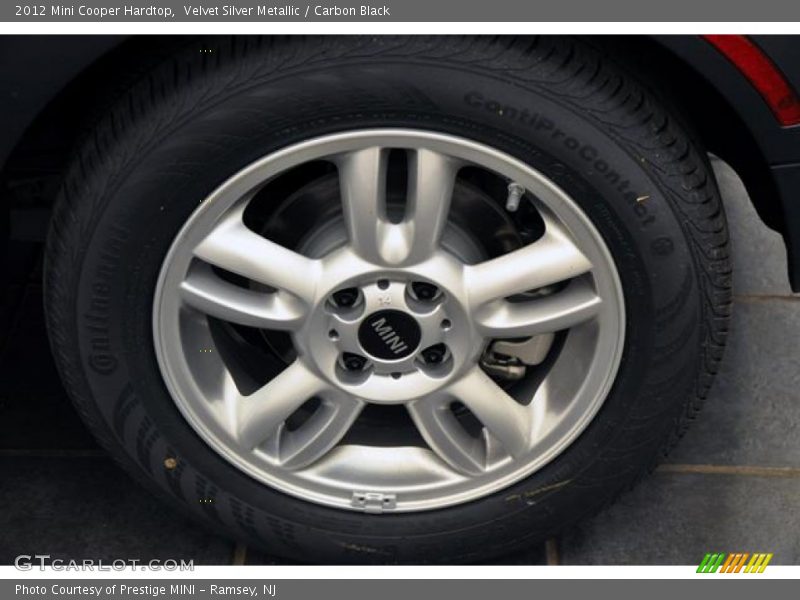 Velvet Silver Metallic / Carbon Black 2012 Mini Cooper Hardtop