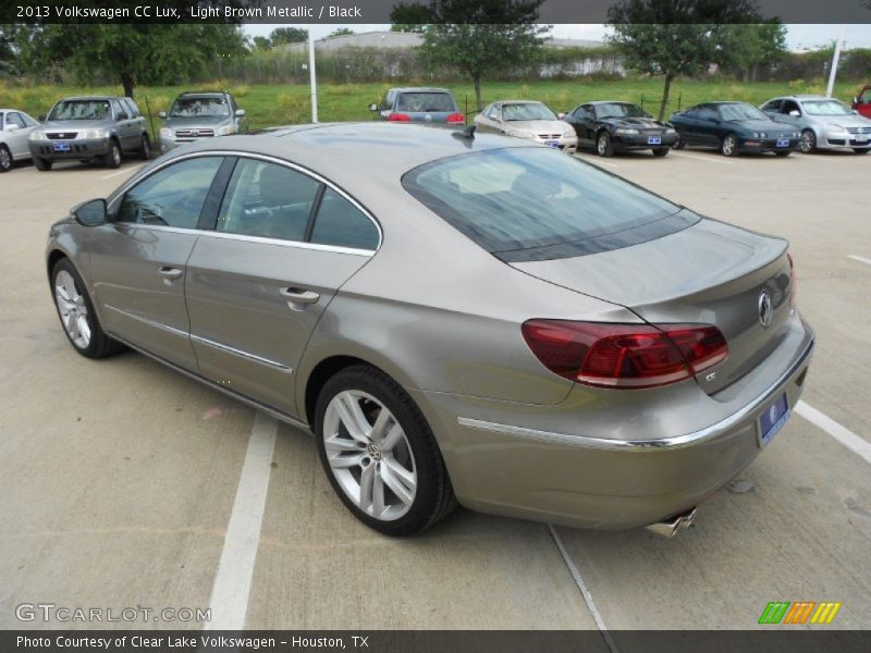 Light Brown Metallic / Black 2013 Volkswagen CC Lux