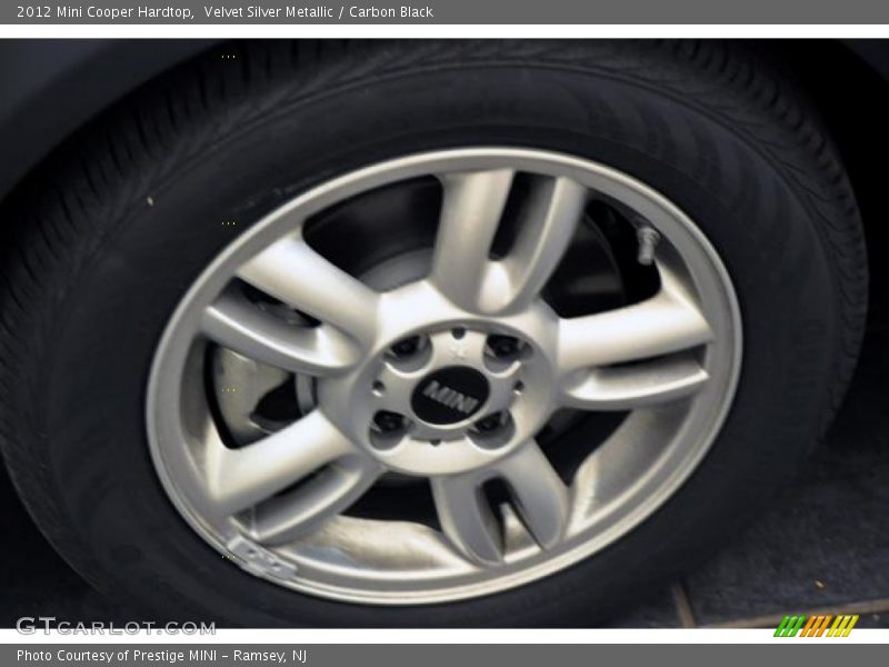 Velvet Silver Metallic / Carbon Black 2012 Mini Cooper Hardtop