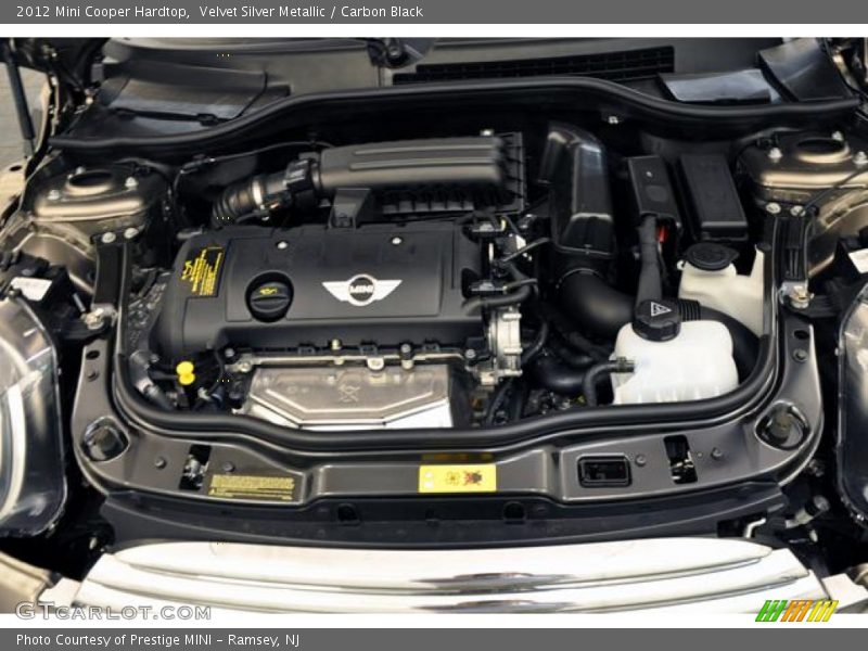 Velvet Silver Metallic / Carbon Black 2012 Mini Cooper Hardtop