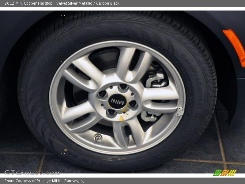 Velvet Silver Metallic / Carbon Black 2012 Mini Cooper Hardtop