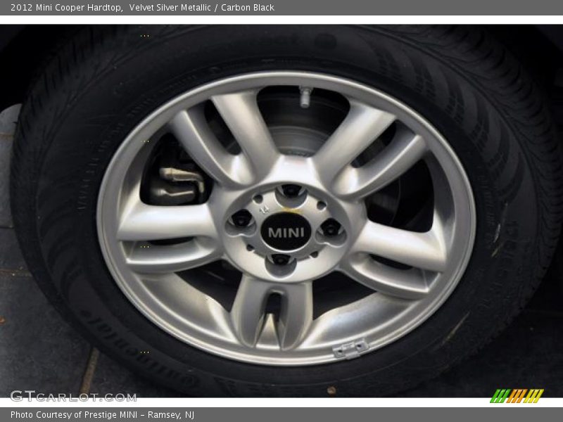 Velvet Silver Metallic / Carbon Black 2012 Mini Cooper Hardtop