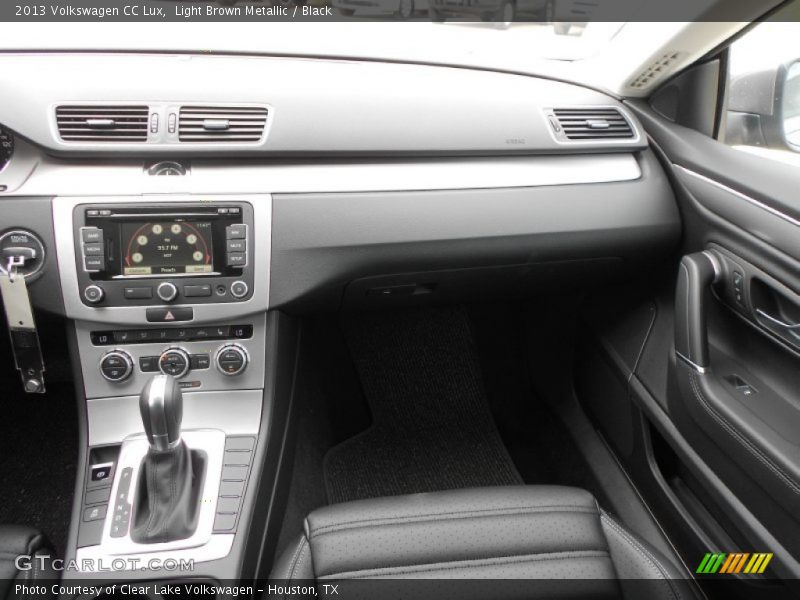 Light Brown Metallic / Black 2013 Volkswagen CC Lux
