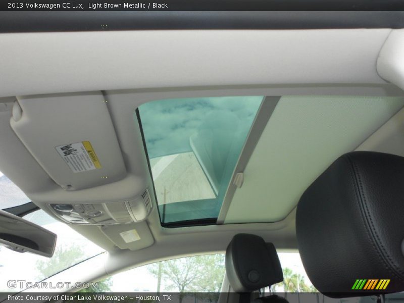 Light Brown Metallic / Black 2013 Volkswagen CC Lux