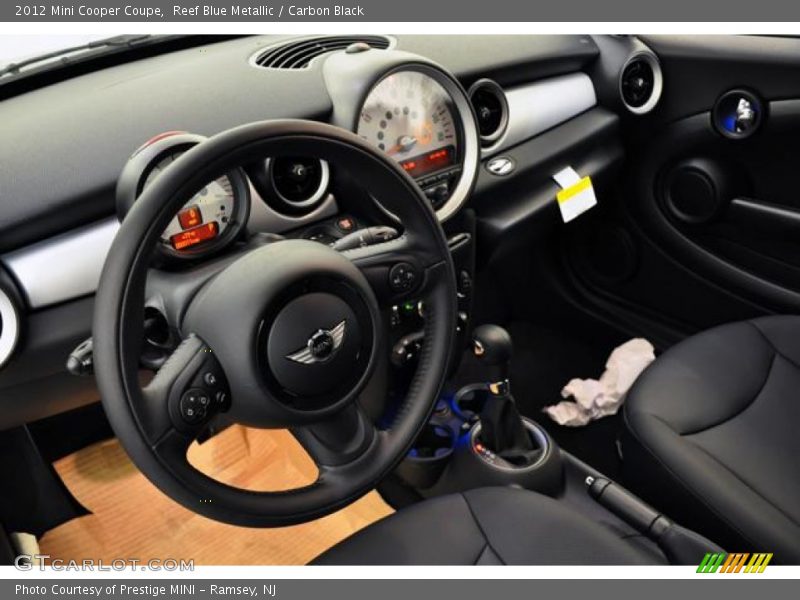Reef Blue Metallic / Carbon Black 2012 Mini Cooper Coupe