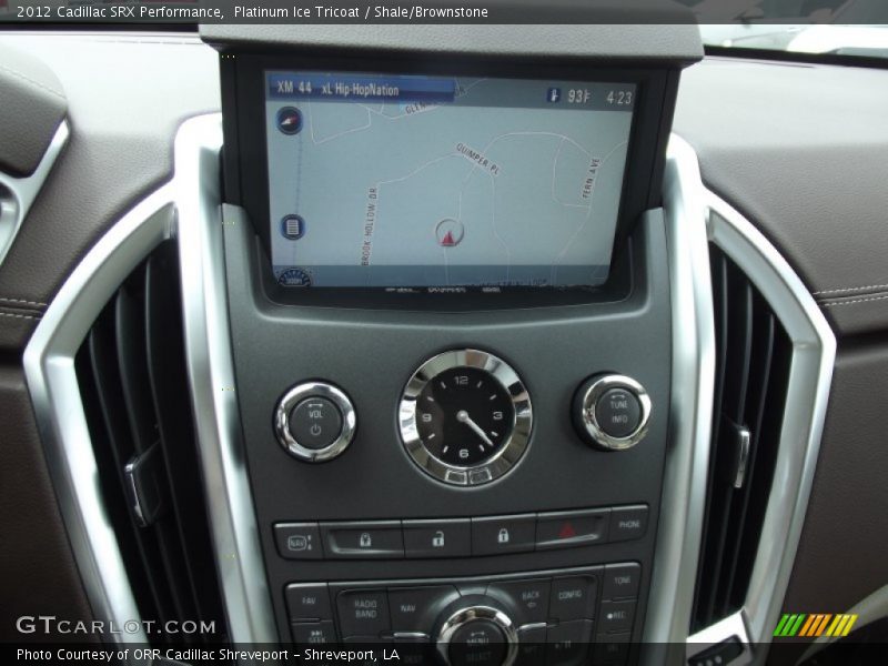 Platinum Ice Tricoat / Shale/Brownstone 2012 Cadillac SRX Performance