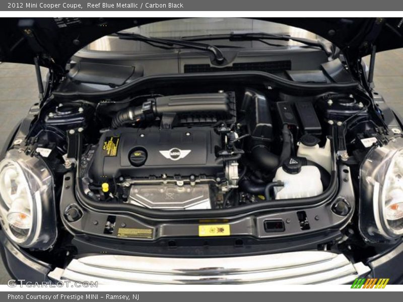 Reef Blue Metallic / Carbon Black 2012 Mini Cooper Coupe
