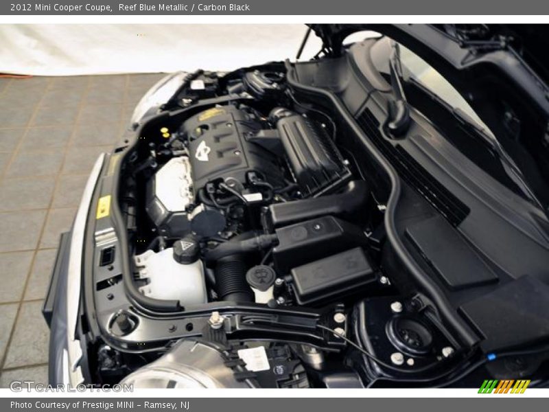 Reef Blue Metallic / Carbon Black 2012 Mini Cooper Coupe