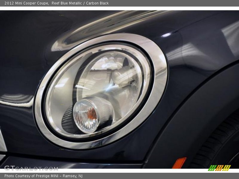 Reef Blue Metallic / Carbon Black 2012 Mini Cooper Coupe