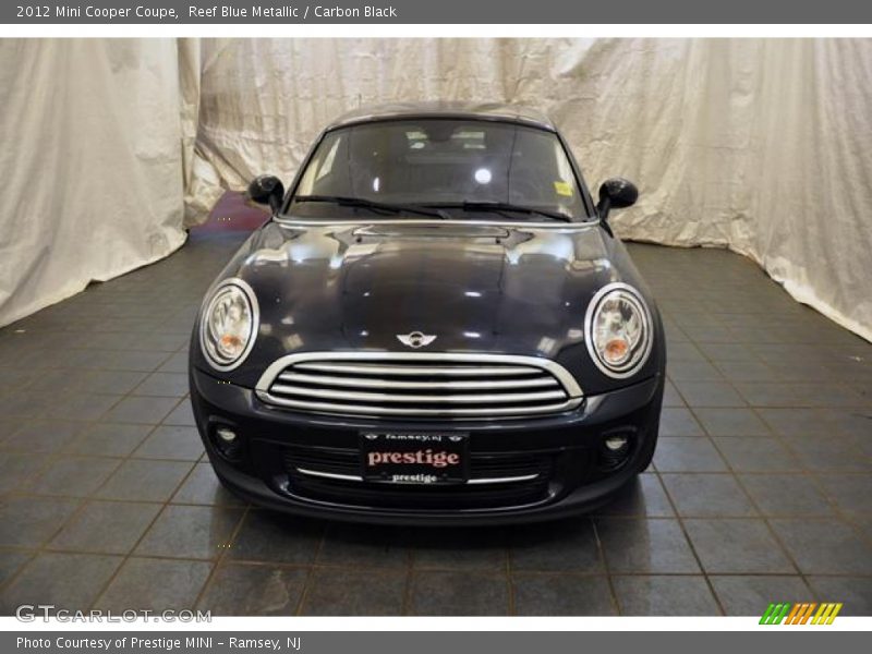 Reef Blue Metallic / Carbon Black 2012 Mini Cooper Coupe