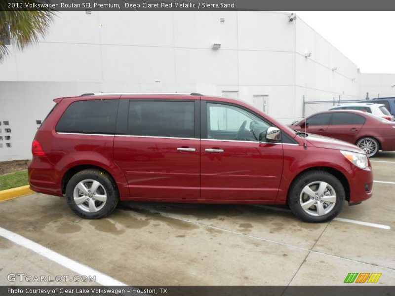 Deep Claret Red Metallic / Sierra Sand 2012 Volkswagen Routan SEL Premium