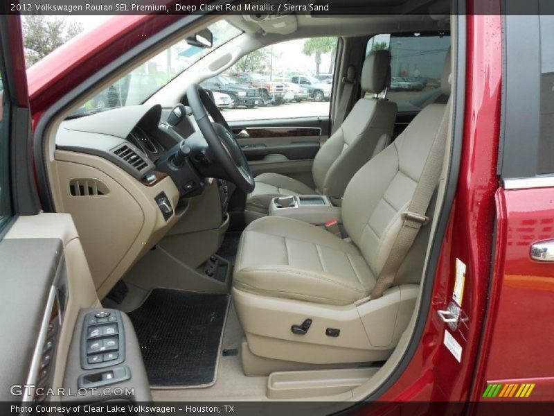  2012 Routan SEL Premium Sierra Sand Interior