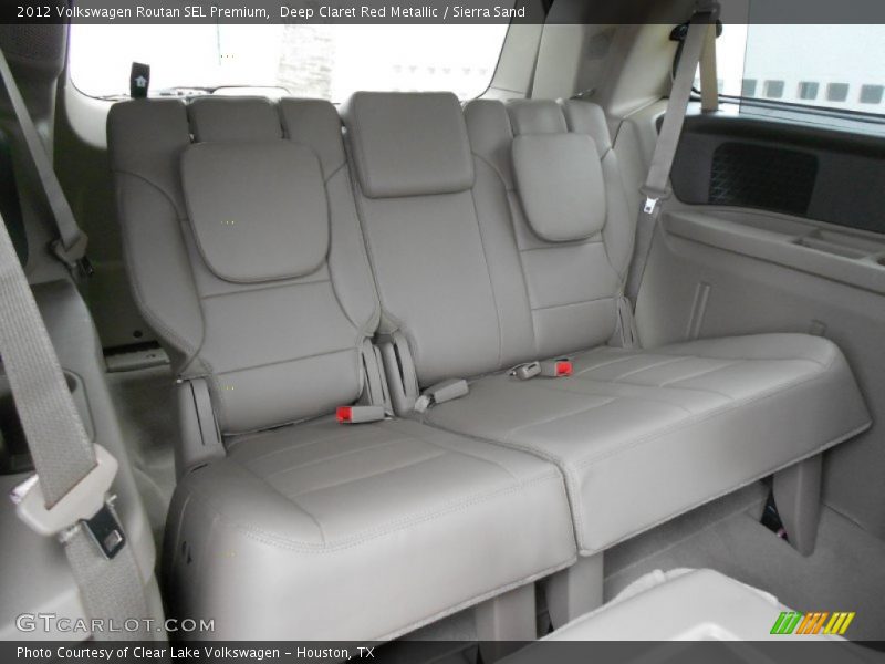 Rear Seat of 2012 Routan SEL Premium