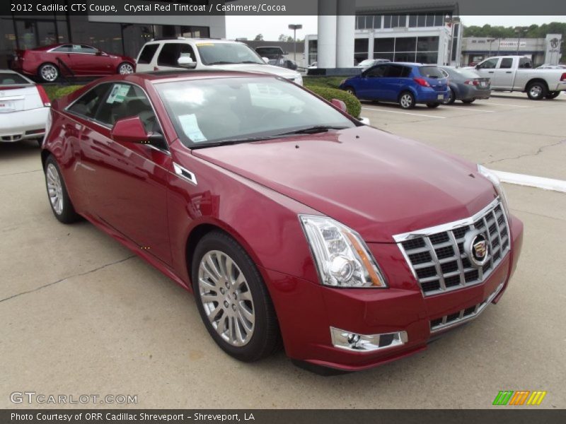 Crystal Red Tintcoat / Cashmere/Cocoa 2012 Cadillac CTS Coupe