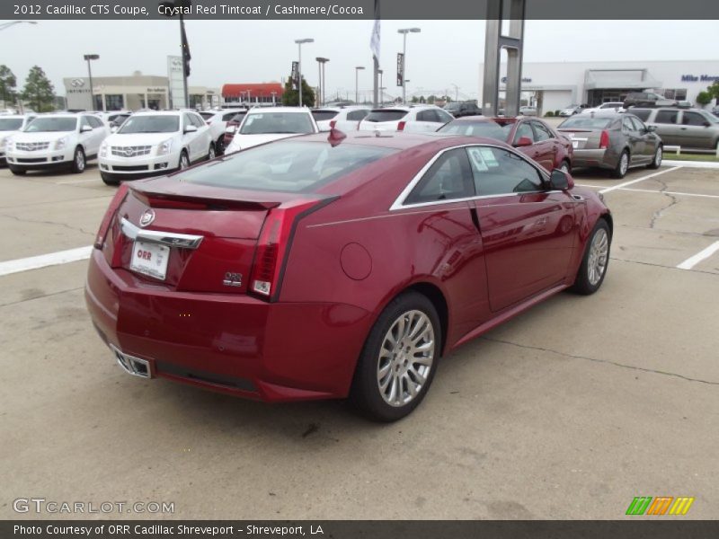 Crystal Red Tintcoat / Cashmere/Cocoa 2012 Cadillac CTS Coupe