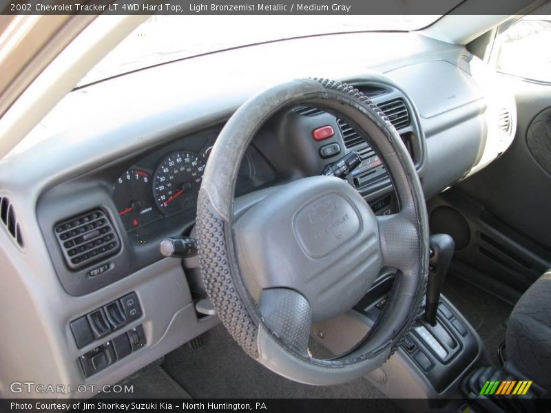 Light Bronzemist Metallic / Medium Gray 2002 Chevrolet Tracker LT 4WD Hard Top