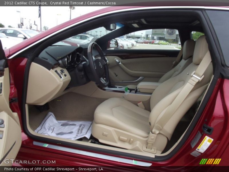 Crystal Red Tintcoat / Cashmere/Cocoa 2012 Cadillac CTS Coupe