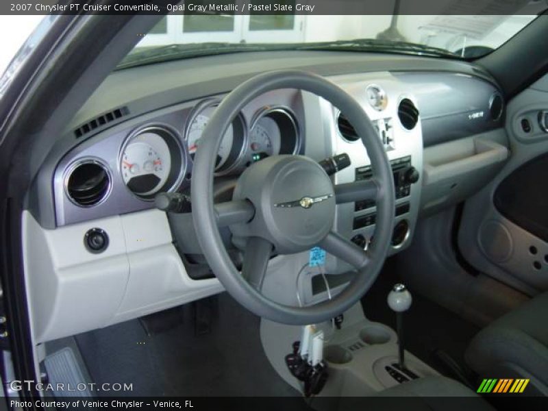Opal Gray Metallic / Pastel Slate Gray 2007 Chrysler PT Cruiser Convertible