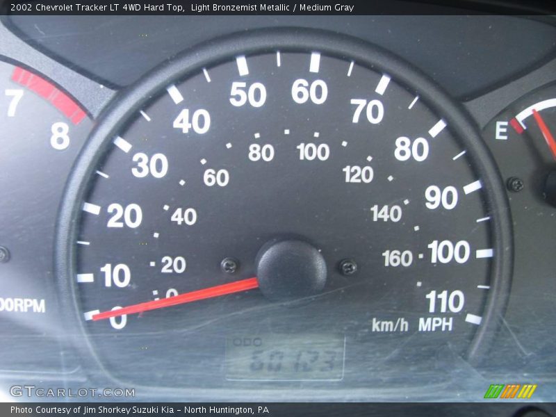 Light Bronzemist Metallic / Medium Gray 2002 Chevrolet Tracker LT 4WD Hard Top