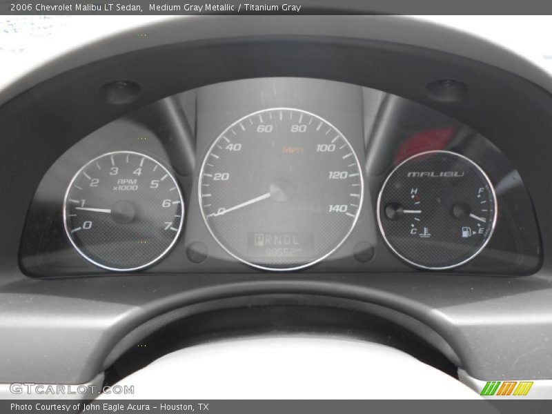 Medium Gray Metallic / Titanium Gray 2006 Chevrolet Malibu LT Sedan