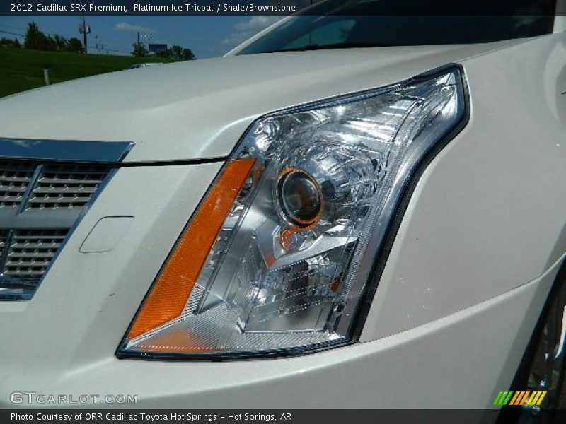Platinum Ice Tricoat / Shale/Brownstone 2012 Cadillac SRX Premium