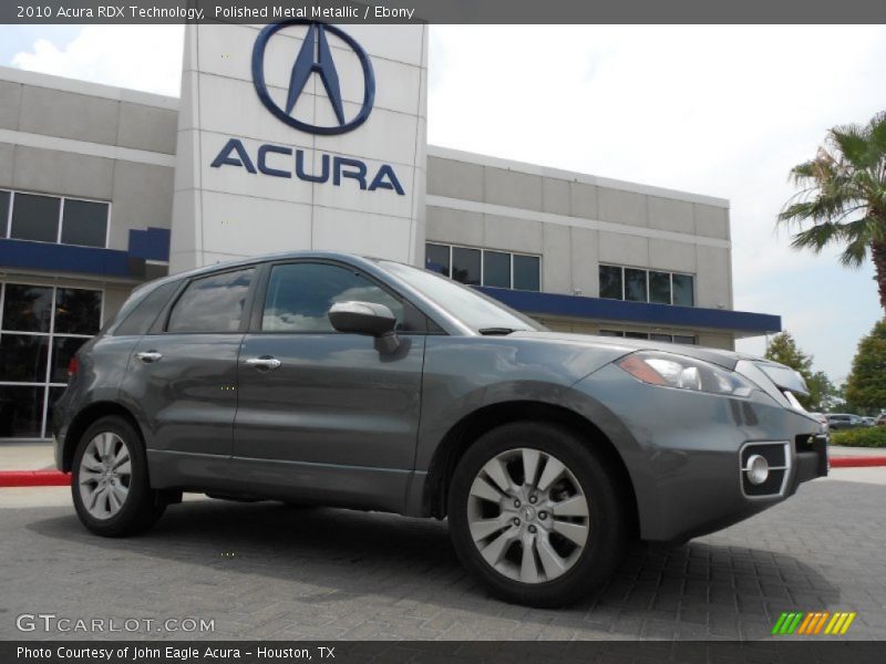 Polished Metal Metallic / Ebony 2010 Acura RDX Technology
