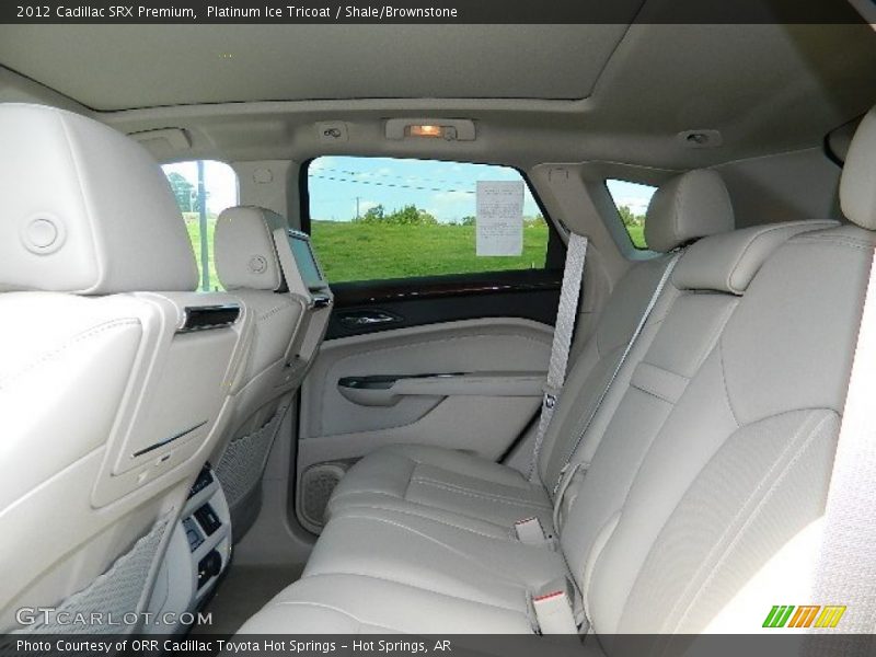 Platinum Ice Tricoat / Shale/Brownstone 2012 Cadillac SRX Premium