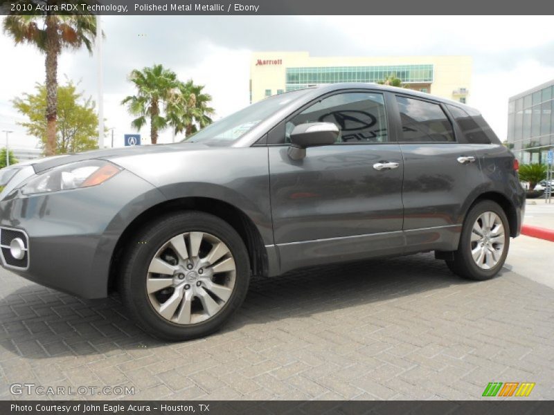 Polished Metal Metallic / Ebony 2010 Acura RDX Technology