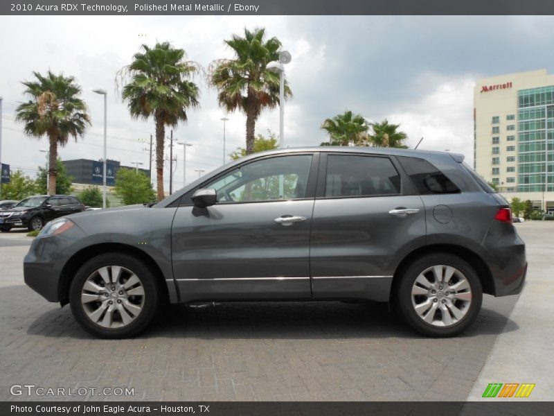Polished Metal Metallic / Ebony 2010 Acura RDX Technology